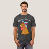 Chicken Grandma Funny Crazy Hen Lady Boerderij (2) T-shirt (Voorkant volledig)