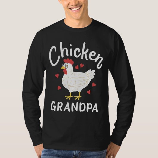 Chicken Grandpa T-shirt (Voorkant)