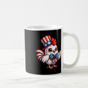 Chicken Happy 4 juli Onafhankelijkheidsdag Mannen Koffiemok