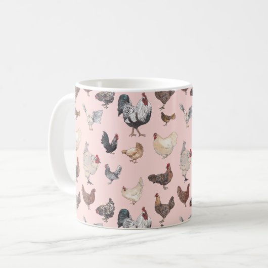 Chicken Happy Koffiemok (Voorkant links)