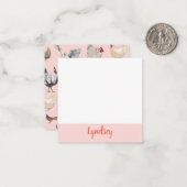 Chicken Happy Notecards Notitiekaartje (Voorkant / Achterkant in situ)