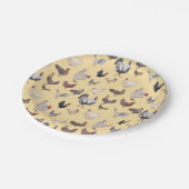 Chicken Happy Paper & Party-Borden Papieren Bordje (Gekanteld)