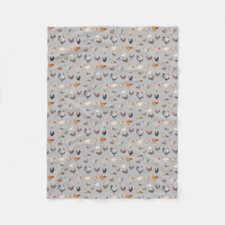 Chicken Happy-patroon Fleece Deken