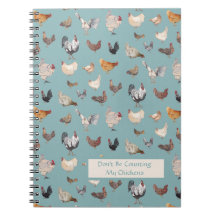 Chicken Happy-patroon groen-grijs