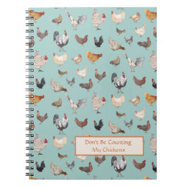 Chicken Happy-patroon Notitieboek