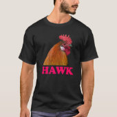 Chicken Hawk Confusie Prank Meme Volwassenmens T-shirt (Voorkant)