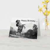 Chicken Head Birthday-kaart Kaart (Gele Bloem)