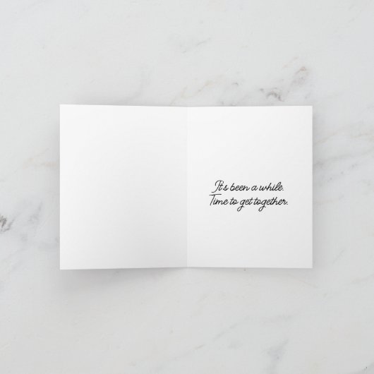 Chicken Head Close-Up Blank Inside Kaart (Binnen)