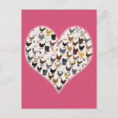 Chicken Heart Briefkaart (Voorkant)