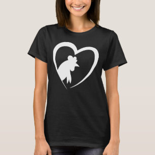Chicken Heart Merch - Voor kippenboeren T-shirt