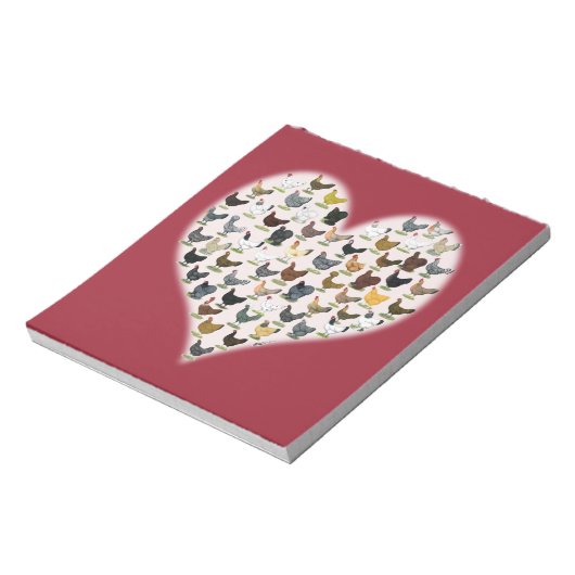 Chicken Heart Notitieblok (Linkerzijde)