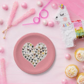 Chicken Heart Papieren Bordje (Feest)
