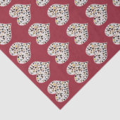 Chicken Heart Tissuepapier (Detail)