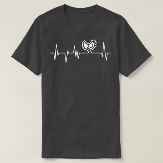 Chicken Heartbeat  T-shirt (Design voorkant)