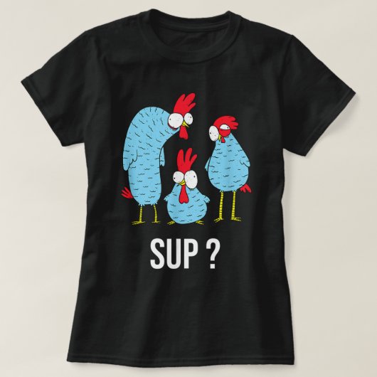 Chicken Heartbeat T-Shirt (Design voorkant)
