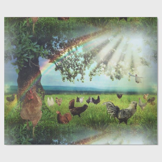 Chicken Heaven Cadeaupapier (Vlak)
