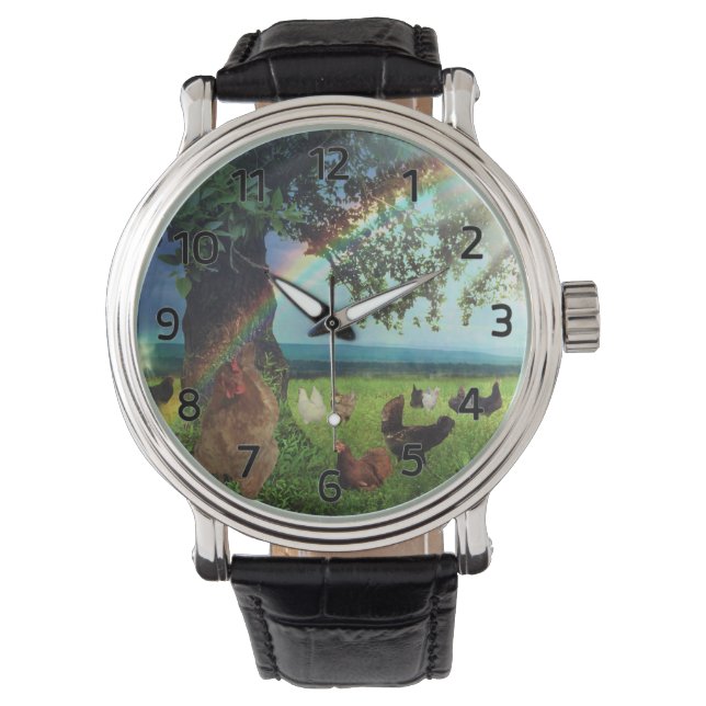 Chicken Heaven Horloge (Voorkant)