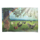 Chicken Heaven Kussensloop (Voorkant)