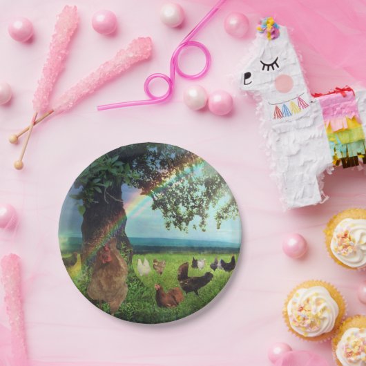 Chicken Heaven Papieren Bordje (Feest)