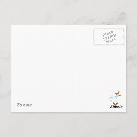 Chicken Hen Bird Boerderij Animal Drawing Briefkaart (Achterkant)