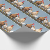 Chicken Hen Cadeaupapier (Hoek)