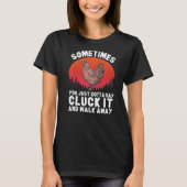 Chicken Hen Farmer T-shirt (Voorkant)