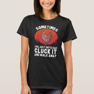 Chicken Hen Farmer T-shirt