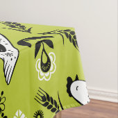 Chicken Hen Folk Art Tafelkleed (Voorbeeld)