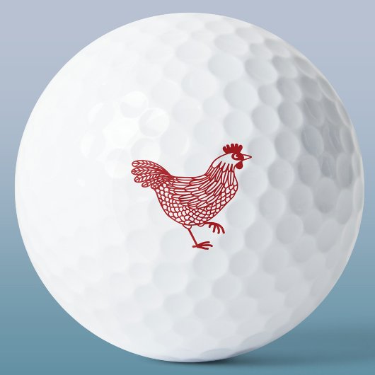 Chicken Hen Golfballen