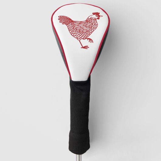 Chicken Hen Golfheadcover (Voorkant)