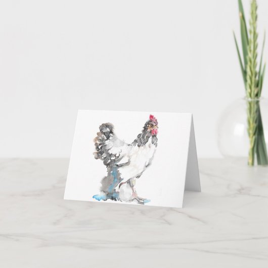 Chicken Hen greetings-kaart Feestdagen Kaart (Voorkant)