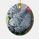 Chicken Hen Keramisch Ornament (Links)