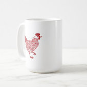 Chicken Hen Koffiemok (Voorkant links)
