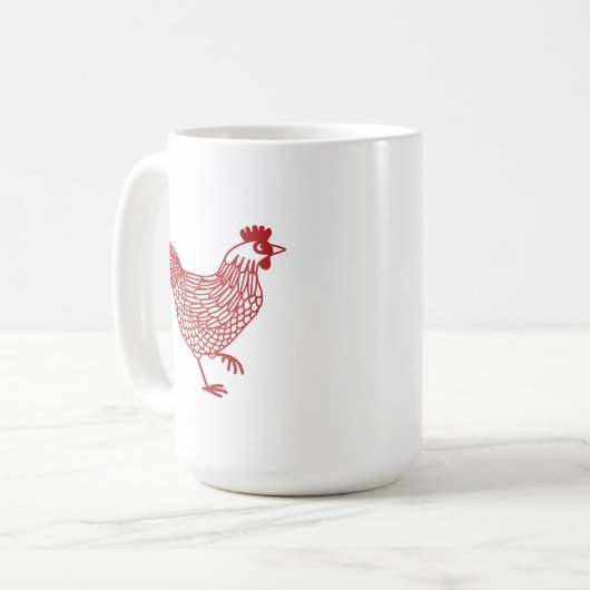 Chicken Hen Koffiemok (Voorkant links)
