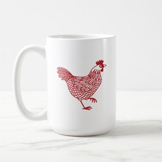 Chicken Hen Koffiemok (Links)