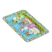 CHICKEN HEN PARTIJ, LAND FEATHERED FRIENDS Funny Magneet (Rechterzijde)