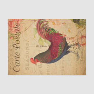  Chicken Hen Rooster afbeelding Frans Tissuepapier