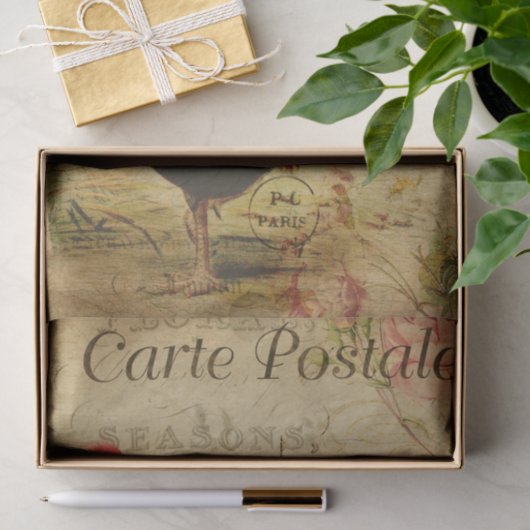 Chicken Hen Rooster afbeelding Frans Tissuepapier (Geschenk)