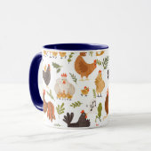 Chicken Hen Rooster Broiler Fryer Capon Poussin Mok (Voorkant links)