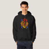 chicken hen rooster hoodie (Voorkant volledig)