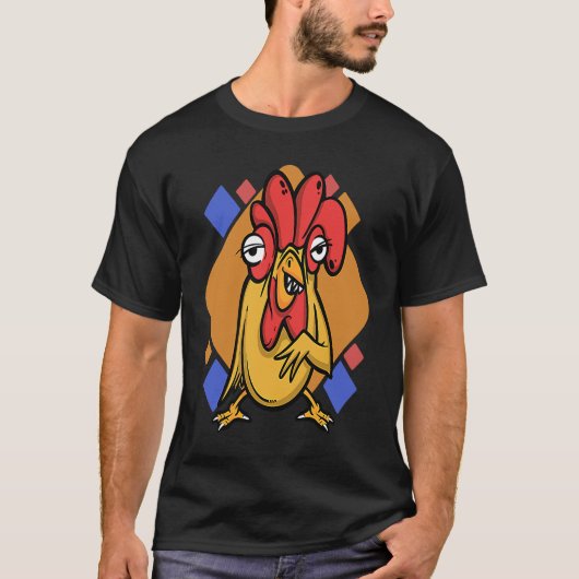 chicken hen rooster t-shirt (Voorkant)