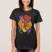 chicken hen rooster t-shirt (Voorkant)