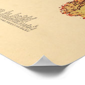 Chicken Hen Surface Anatomaire Chart Veterinary Poster (Hoek)