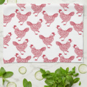 Chicken Hen Theedoek (Gevouwen)