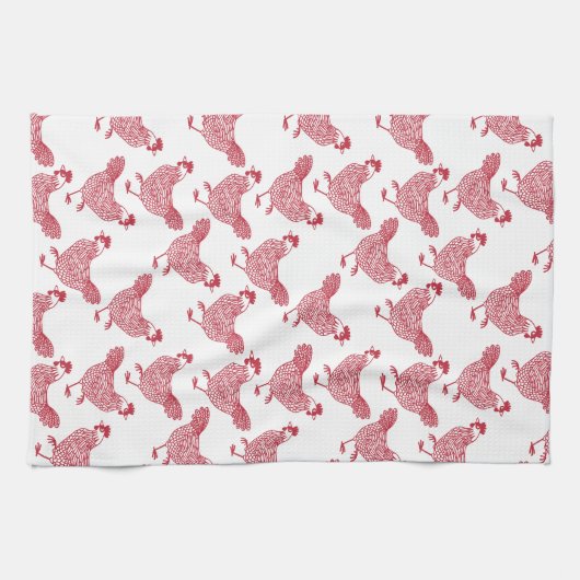 Chicken Hen Theedoek (Horizontaal)