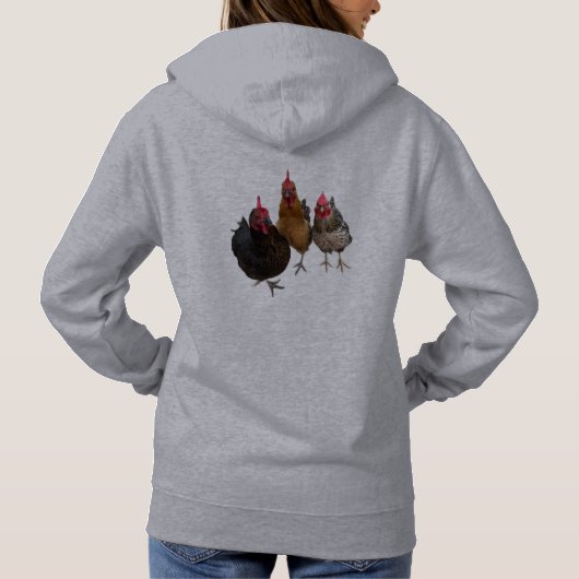 Chicken Hens Hoodie (Achterkant)
