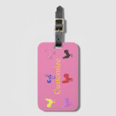 Chicken Hens Thunder_Cove Bagagelabel (Voorkant (verticaal))