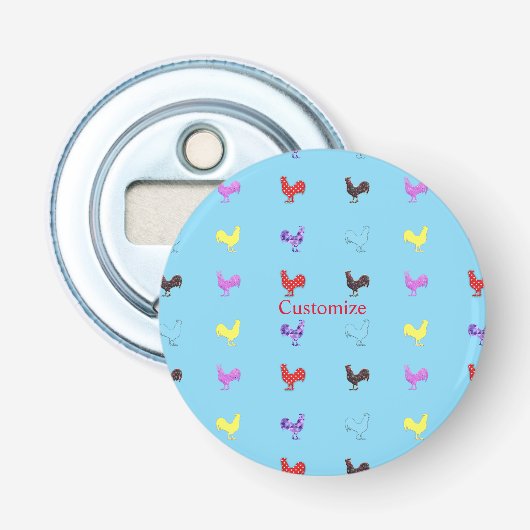 Chicken Hens Thunder_Cove Button Flesopener (Voorkant)