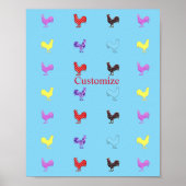 Chicken Hens Thunder_Cove Poster (Voorkant)