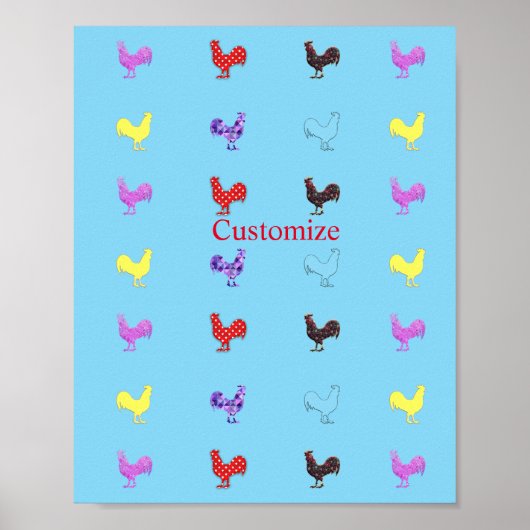 Chicken Hens Thunder_Cove Poster (Voorkant)